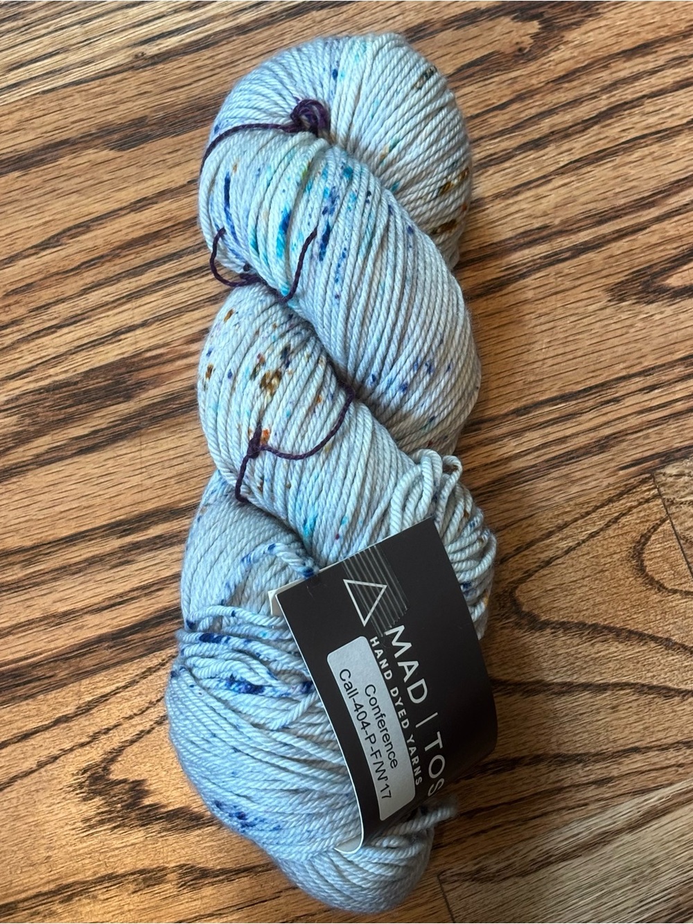 Madeline TOSH DK Merino Wool Yarn Light Gray Speckle 100% Merino Wool Knitting
